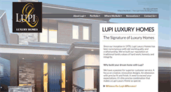 Desktop Screenshot of lupihomes.com