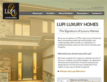 Tablet Screenshot of lupihomes.com